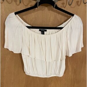 FOREVER 21 - off shoulder crop top